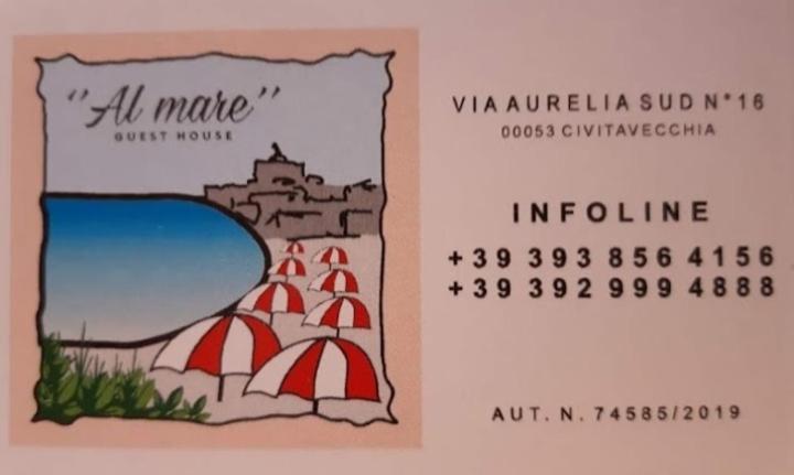 Guest House Al Mare Civitavecchia Dış mekan fotoğraf